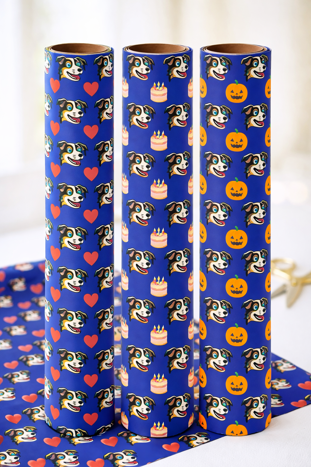 Standard gift wrap roll
